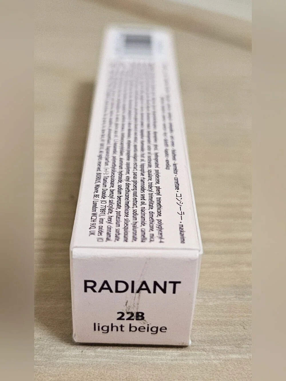 Tarte Shape Tape Radiant Concealer 22B Light Beige Travel Size .033 oz